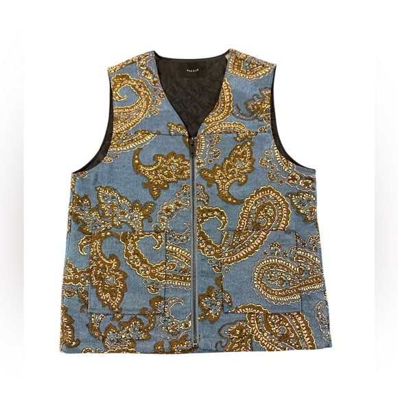 PacSun Other - PacSun Black Quilted and Embroidered Jacket Vest Mens Small